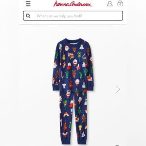 Brand New Set of 2 Hanna Andersson Holiday pajamas